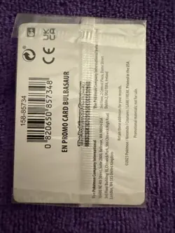 Pokemon TCG Bulbasaur 001/165 Sealed Promo Stamp Scarlet Violet 151 - Image 2