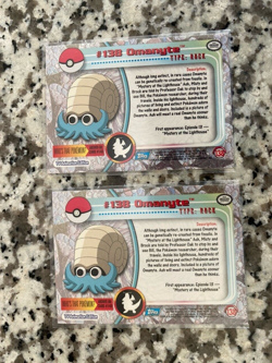 2000 Topps Pokemon TV Animation Edition Series 3 Omastar #139 - Image 2
