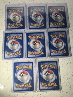 HUGE VINTAGE POKEMON HOLOFOIL LOT BASE SET, TEAM ROCKET, FOSSIL, LOT OF 25 - Image 4