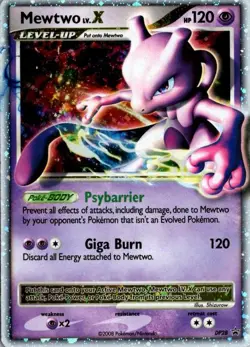 MEWTWO LV.X DP28 HOLO PROMO DIAMOND AND PEARL PROMOS POKEMON HOLO MP - Image 1