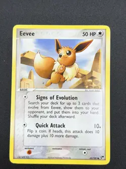 EEVEE NM/M 63/100 COMMON SANDSTORM POKEMON - Image 1
