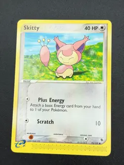Skitty LP 70/109 Common Ruby & Sapphire Pokemon - Image 1