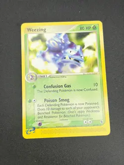 Weezing NM/M 24/109 Rare Ruby & Sapphire Pokemon - Image 1