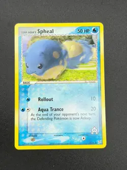 Team Aqua's Spheal NM/M 57/95 Common Team Magma vs Team Aqua Pokemon - Image 1