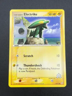 Team Aqua's Electrike NM/M 52/95 Common Team Magma vs Team Aqua Pokemon - Image 1
