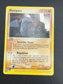 Nosepass LP 18/109 Rare Ruby & Sapphire Pokemon - Image 1