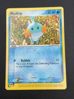 Mudkip LP 59/109 Common Ruby & Sapphire Pokemon - Image 1