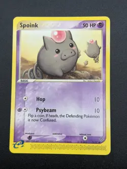 Spoink NM/M 74/97 Common Dragon Pokemon - Image 1