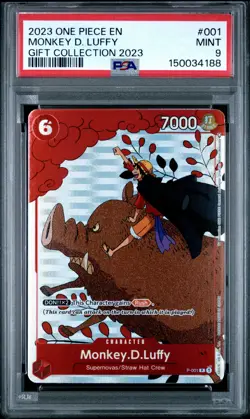 2023 ONE PIECE GIFT COLLECTION 2023 #001 MONKEY D. LUFFY PSA 9 - Image 1