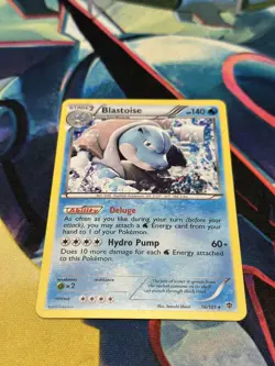 Blastoise 16/101 BW Plasma Blast Cosmos Holo Rare Pokemon Card TCG LP - Image 3