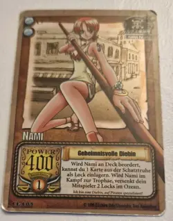 One Piece Karte HOLO CE-C03 Nami Geheimnissvolle Diebin STARK gebraucht - Image 1