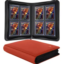 Toploader Binder, Holds 112+ Toploaders, 4 Pocket Top Loader Card Storage Cas... - Image 1