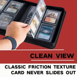 Toploader Binder, Holds 112+ Toploaders, 4 Pocket Top Loader Card Storage Cas... - Image 4