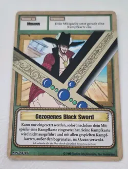 One Piece Karte MS-W07 Gezogenes Black Sword - Image 1