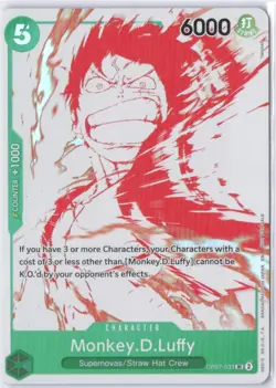 Monkey.D.Luffy OP07-033 - 3rd Anniversary Treasure Campaign Pack Promo English - Image 1