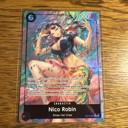 Nico Robin (Alt Art) OP12-087 SR Legacy of the Master ONE PIECE TCG English - Image 1