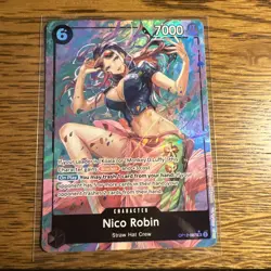 Nico Robin (Alt Art) OP12-087 SR Legacy of the Master ONE PIECE TCG English - Image 3