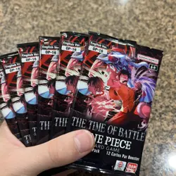 One Piece TCG OP16 The Time of Battle 6x Booster Packs English - Image 1