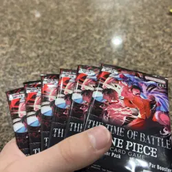 One Piece TCG OP16 The Time of Battle 6x Booster Packs English - Image 2