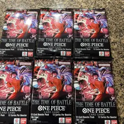One Piece TCG OP16 The Time of Battle 6x Booster Packs English - Image 3