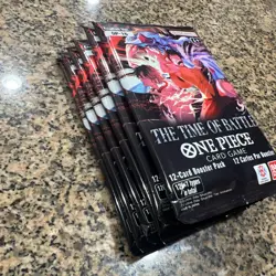 One Piece TCG OP16 The Time of Battle 6x Booster Packs English - Image 5