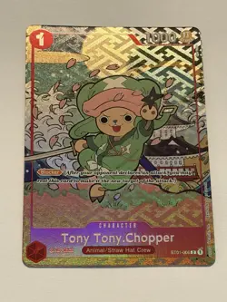 Tony Tony.Chopper (English Ver 1st Anniversary Set) ST01-006 One Piece Promotion - Image 1