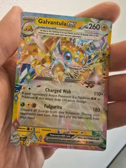 Galvantula ex 051/142 Holo Shiny Pokemon TCG Card Stellar Crown 2024 NEAR MINT - Image 1