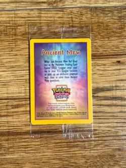 Pokemon Ancient Mew Holo TCG Card 2000 Movie Promo Sealed & Unopened - Image 2