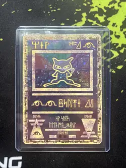 Pokemon TCG Ancient Mew 2000 Movie Promo Holo Card Near Mint Condition - Image 1
