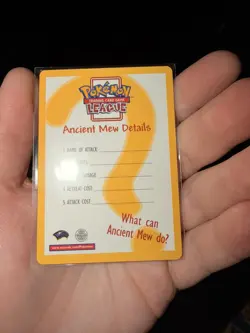 Pokemon TCG Ancient Mew Promo 2000 Holo Movie Card Mint Condition - Image 5