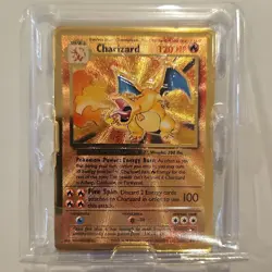 Pokemon Celebrations Gold Metal Charizard & Pikachu Cards 25th Anniversary Base - Image 2