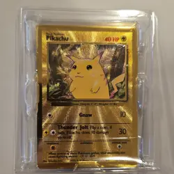Pokemon Celebrations Gold Metal Charizard & Pikachu Cards 25th Anniversary Base - Image 4