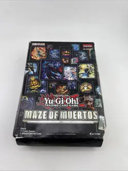 Yu-Gi-Oh! Maze of Muertos Field Center Card Box Four 7 Card Packs New Sealed - Image 1