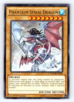Yugioh Phantasm Spiral Dragon MACR-EN028 Rare - NM 💎 - Image 1