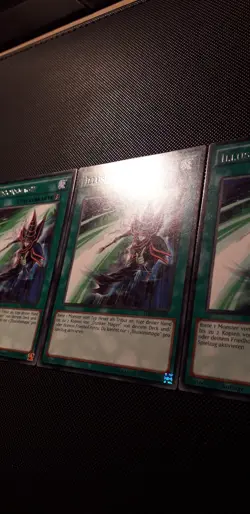 Yu-Gi-Oh! 3x Illusionsmagie, TDIL-DE058/MP17-DE101, Rare, 1./2.A., NM/EX/GD - Image 3
