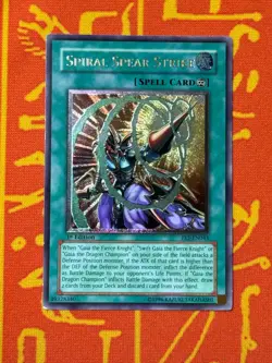 YUGIOH SPIRAL SPEAR STRIKE ULTIMATE RARE 1ST EDITION EXCELLENT FET-EN043 - Image 1