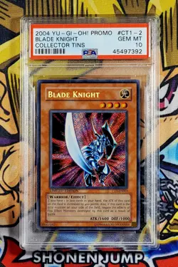 Yu-Gi-Oh! BLADE KNIGHT Collectors Tin Promo CT1-EN002 PSA 10 Secret GEM MINT - Image 1