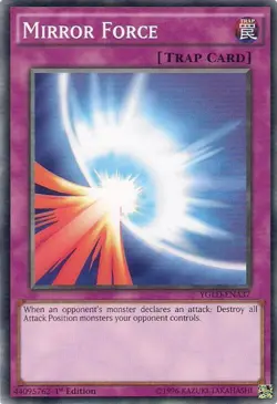 Mirror Force (A) YGLD-ENA37 King of Games: Yu-Gi-Oh 1st Edition NM/M - Image 1