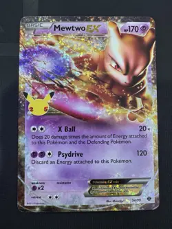 Mewtwo EX - 54/99 - Ultra Rare Holo - Celebrations - NM - Pokemon TCG Card - Image 1