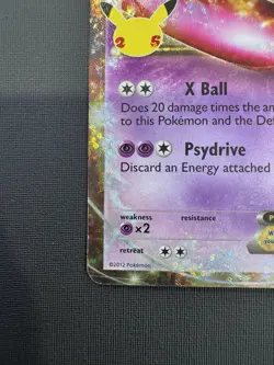 Mewtwo EX - 54/99 - Ultra Rare Holo - Celebrations - NM - Pokemon TCG Card - Image 4