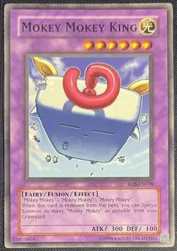 Yu-Gi-Oh Mokey Mokey King RDS-EN036 Rise Of Destiny Unlimited EN Vintage - Image 1