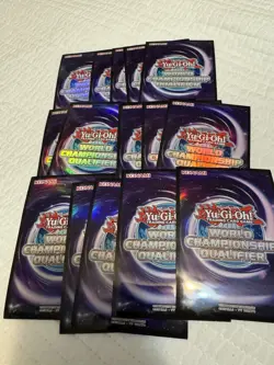 15x NEW Yu-Gi-Oh! Purple WCQ World Championship Qualifier Sleeves - Image 1