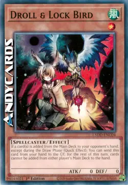 DROLL & LOCK BIRD (Droll & Uccello Serratura) Comune • L5DD ENC04 • 1Ed • Yugioh - Image 1