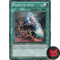 Yugioh Monster Gate SDDC-EN032 Common 1st Edition MP - Image 1