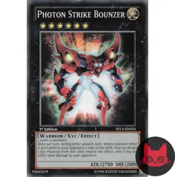 Yugioh Photon Strike Bounzer SP14-EN024 Common 1st Edition LP - Image 1