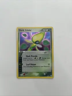 Pokemon TCG Dark Celebi EX Hidden Legends Holo Rare Card 4/101 - Image 1