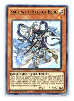 Sage With Eyes Of Blue - LDS2-EN011 - GREEN Ultra Rare - 1st Edition - Yugioh - Image 1