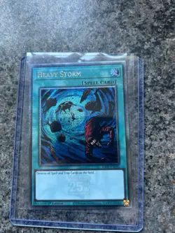 Yu-Gi-Oh TCG Heavy Storm RA03-EN092 1st Edition Quarter century secret rare - Image 1