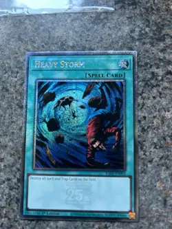 Yu-Gi-Oh TCG Heavy Storm RA03-EN092 1st Edition Quarter century secret rare - Image 2