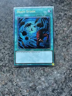 Yu-Gi-Oh TCG Heavy Storm RA03-EN092 1st Edition Quarter century secret rare - Image 3